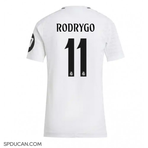 Zenski Nogometni Dres Real Madrid Rodrygo Goes #11 Domaci 2024-25 Kratak Rukav